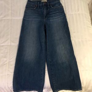 Madewell wide-leg crop jeans